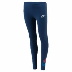 Nike Jr Favorite Leggings Blue/White*Barn Träning|Tights