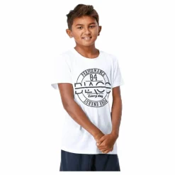 BLACC Jr Logan White*Barn T-Shirts|Träning