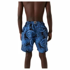 Björn Borg Jr Loose Kenny Swimshorts Blue/Black*Barn Simning|Badkläder