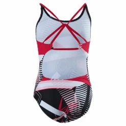 Speedo Junglespeak Allover Tieback Black/Red* Simning|Badkläder