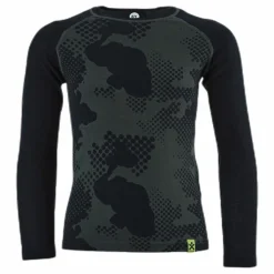 Bula Junior Freeride Merino Wool Crew Green*Barn Alpint|Tröjor