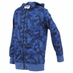 BLACC Junior James Camo Zip Patterned/Blue*Barn Träning|Tröjor