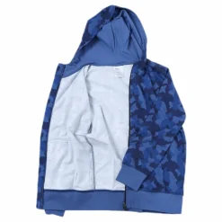 BLACC Junior James Camo Zip Patterned/Blue*Barn Träning|Tröjor