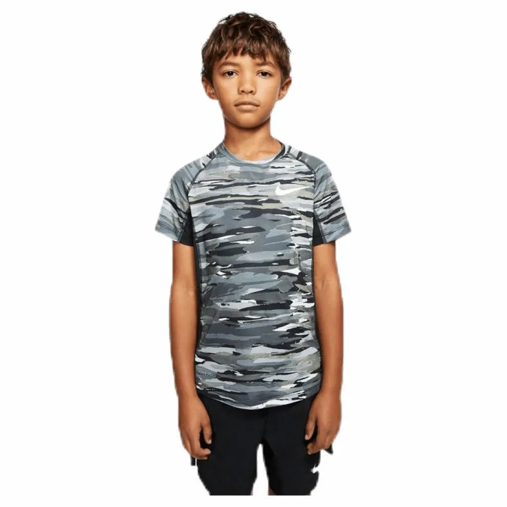 Nike Junior Pro Fitted Camo Black*Barn T-Shirts|Träning