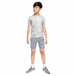 Nike Junior Pro Fitted Camo Grey*Barn T-Shirts|Träning