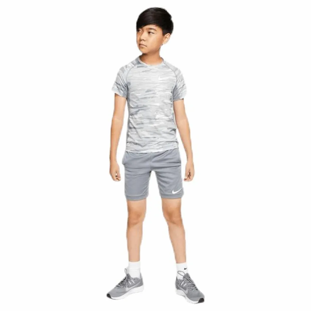 Nike Junior Pro Fitted Camo Grey*Barn T-Shirts|Träning