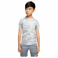 Nike Junior Pro Fitted Camo Grey*Barn T-Shirts|Träning