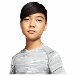 Nike Junior Pro Fitted Camo Grey*Barn T-Shirts|Träning