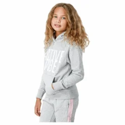 BLACC Junior Rachel Hoodie White/Grey*Barn Tröjor|Träning