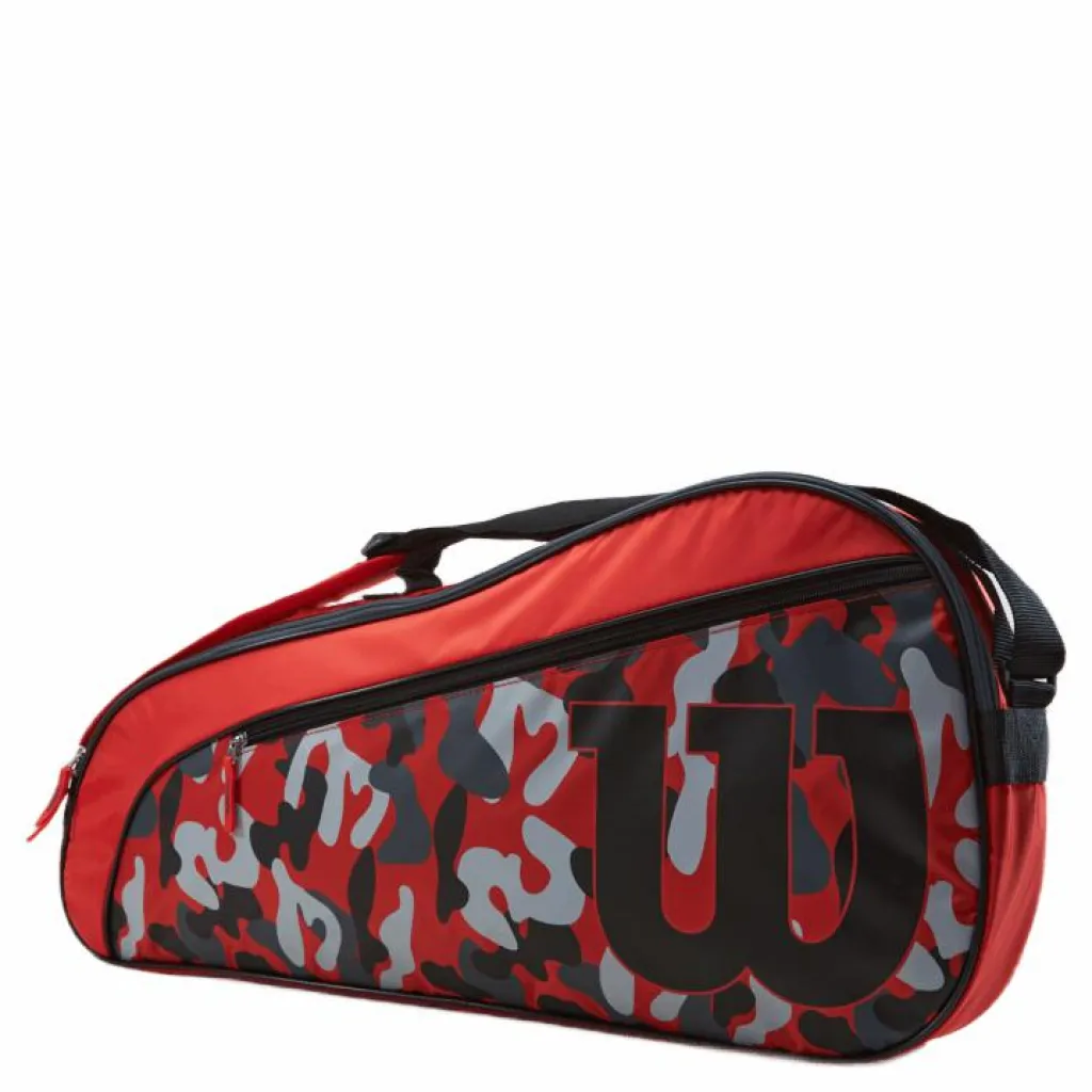Wilson Junior Racketbag Red/grey/black* Racketsporter