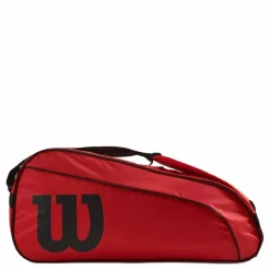 Wilson Junior Racketbag Red/grey/black* Racketsporter