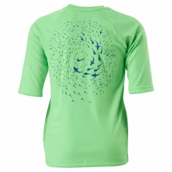 Nike Swim Junior Short Sleeve Hydroguard Shark Green*Barn Simning|Badkläder