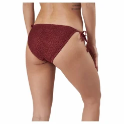 Waikani Beachwear Kalani Crochet Tie Tanga Red* Simning|Badkläder