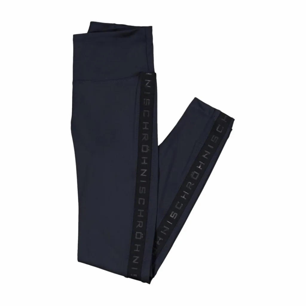 Röhnisch Kay High Waist Tights Black/black* Löpning|Träning