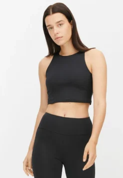 Röhnisch Kay Premium Cropped Top Black* Linnen|Träning