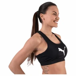 Puma 4Keeps Bra PM White/Black* Sport-Bh:Ar|Träning