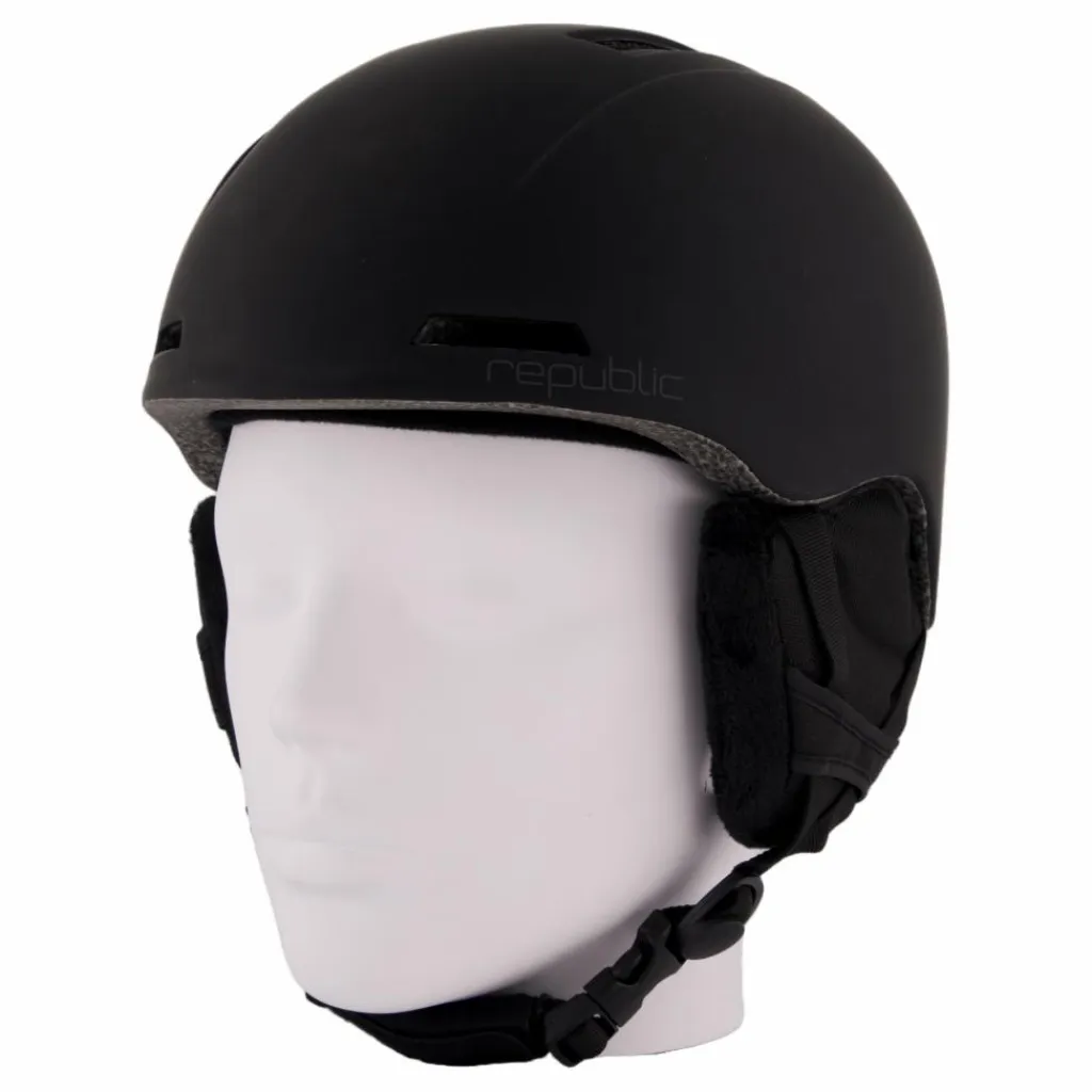 Republic Kids Helmet R550 Black* Alpint|Hjälmar Och Skydd