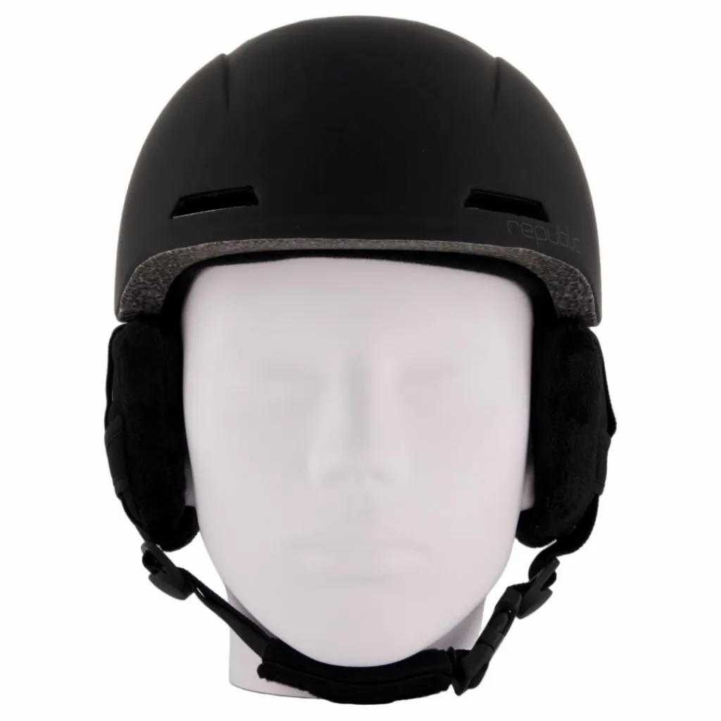Republic Kids Helmet R550 Black* Alpint|Hjälmar Och Skydd