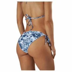 Waikani Beachwear Kimo Ruffle Tie Tanga Blue/White* Simning|Badkläder