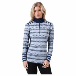 Kari Traa Åkle Half-Zip Shirt Blue* Alpint|Underställ