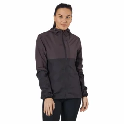 Endurance Lassie W Running Jacket With H Black Bean* Löpning|Jackor