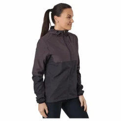 Endurance Lassie W Running Jacket With H Black Bean* Löpning|Jackor
