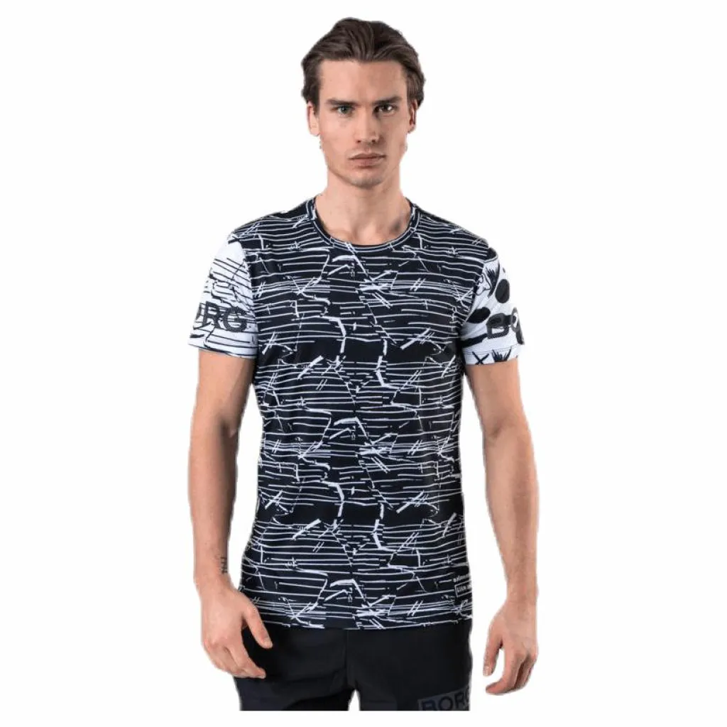 Björn Borg Liam Hodges Tee Black/Grey* T-Shirts|Träning