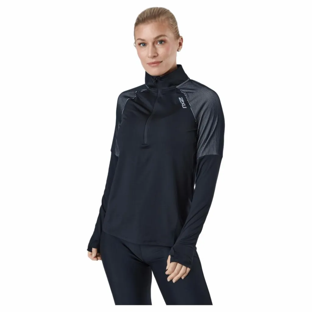 2XU Light Speed 1/2 Zip Black/silver Reflective* Löpning|Jackor