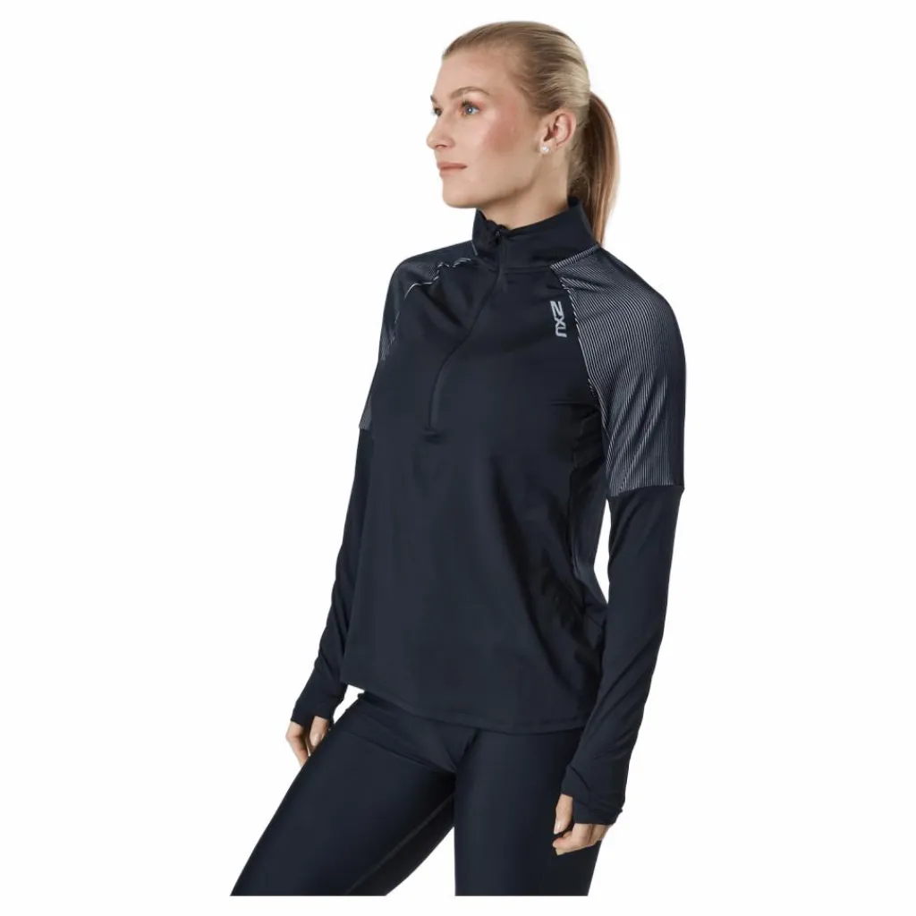 2XU Light Speed 1/2 Zip Black/silver Reflective* Löpning|Jackor