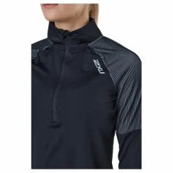 2XU Light Speed 1/2 Zip Black/silver Reflective* Löpning|Jackor