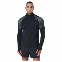 2XU Light Speed 1/2 Zip Black/silver Reflective* Löpning|Tröjor