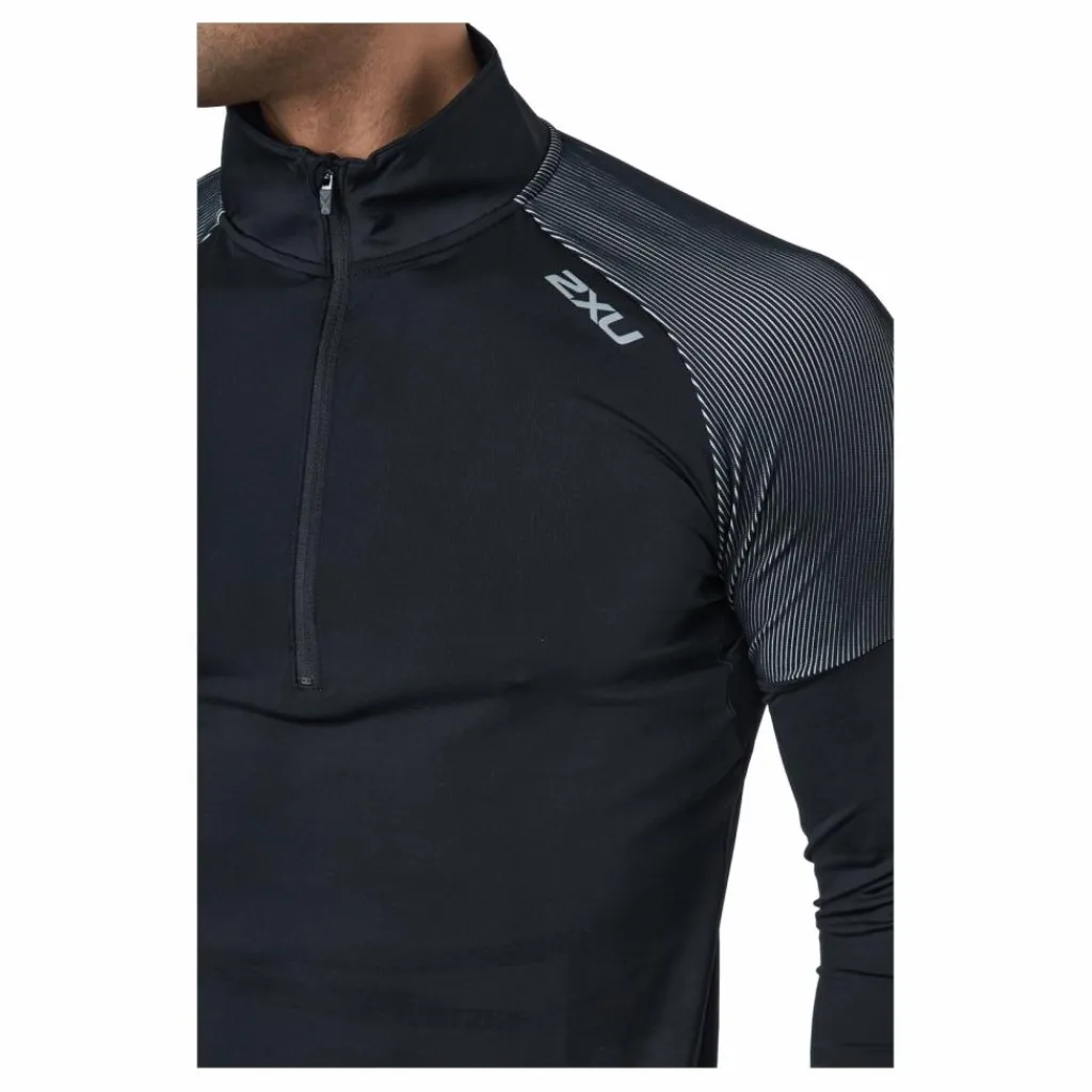 2XU Light Speed 1/2 Zip Black/silver Reflective* Löpning|Tröjor