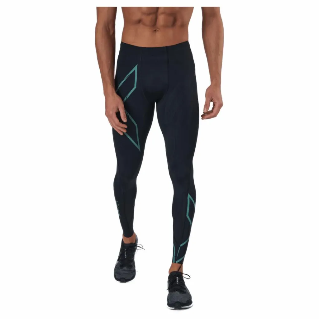 2XU Light Speed Compression Tight Black/silver Sage Reflective* Tights|Löpning