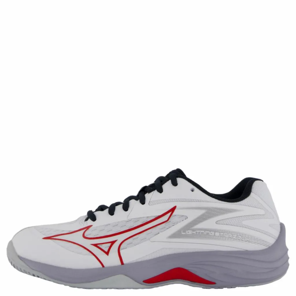Mizuno Lightning Star Z7 Jr. White/salsa/black*Barn Inomhussporter|Träningsskor