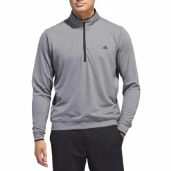 adidas Lightweight Half-Zip Top Grey Three* Golf|Tröjor