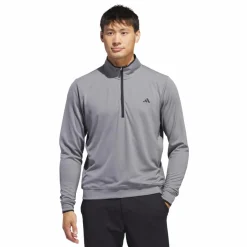 adidas Lightweight Half-Zip Top Grey Three* Golf|Tröjor