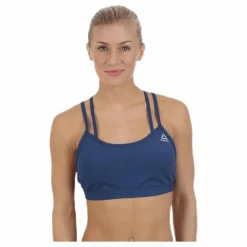 Reebok Lm Hero Strappy Bra- Padded Blue* Sport-Bh:Ar|Träning
