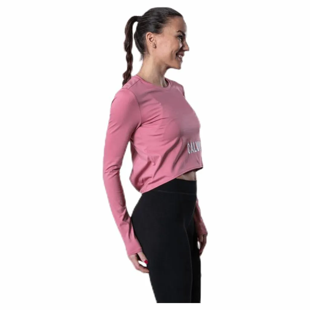 Calvin Klein Long Sleeve T-Shirt Pink* Tröjor|Träning