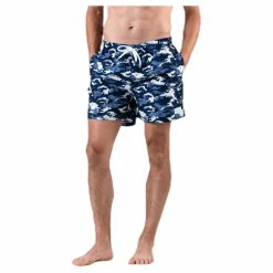Wyte Louie Swim Trunks Blue/Patterned* Simning|Badkläder