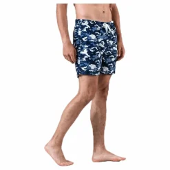 Wyte Louie Swim Trunks Blue/Patterned* Simning|Badkläder