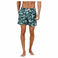 Wyte Louie Swim Trunks Patterned/Green* Simning|Badkläder
