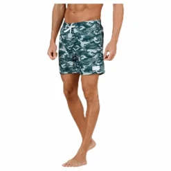 Wyte Louie Swim Trunks Patterned/Green* Simning|Badkläder
