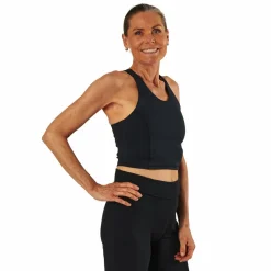 BLACC Love Crop Top Black* Yoga|Sport-Bh:Ar