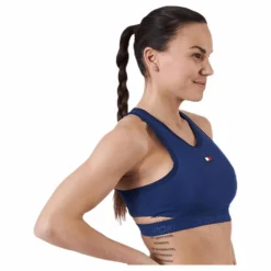 Tommy Hilfiger Sport Low Support Removable Pads Bra Blue* Sport-Bh:Ar|Träning