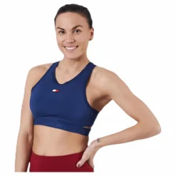 Tommy Hilfiger Sport Low Support Removable Pads Bra Blue* Sport-Bh:Ar|Träning