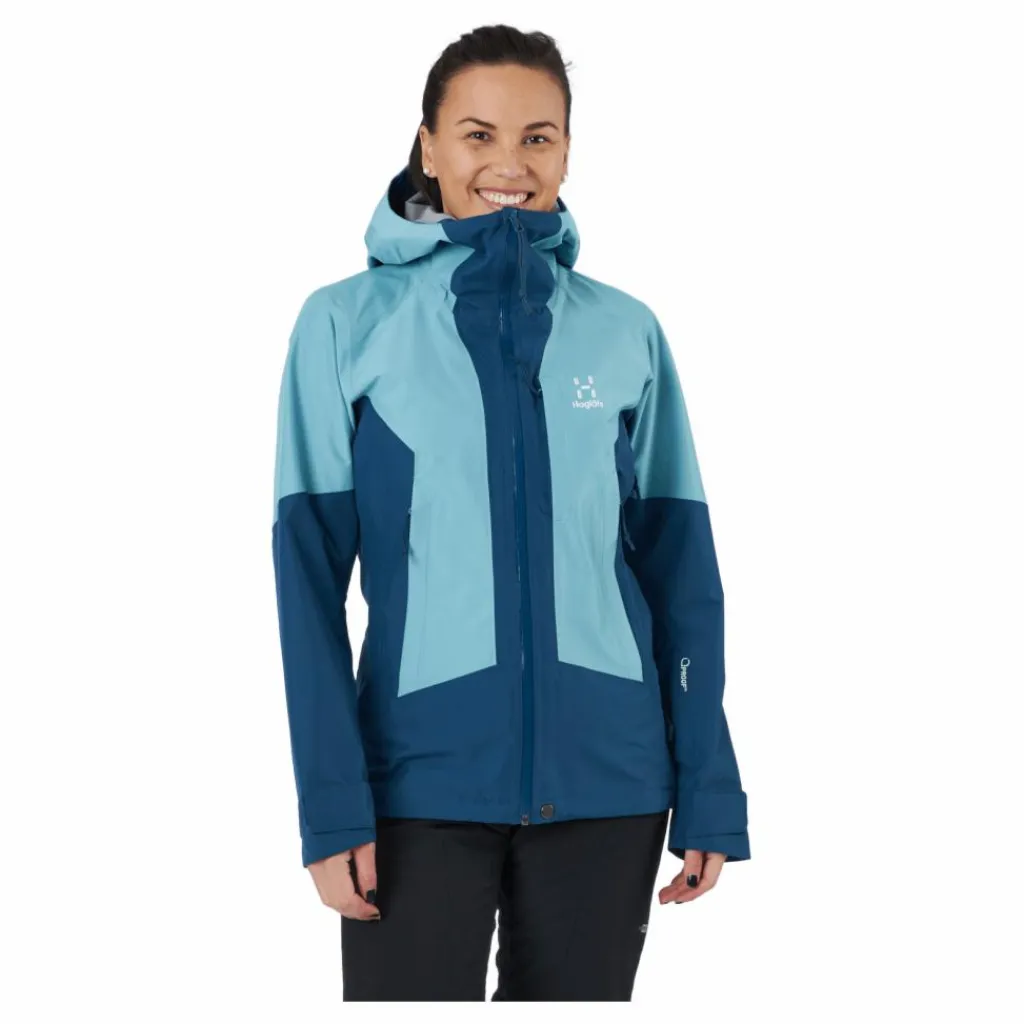Haglöfs Lumi Jacket Women Dark Ocean/frost Blue* Alpint|Jackor