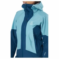 Haglöfs Lumi Jacket Women Dark Ocean/frost Blue* Alpint|Jackor