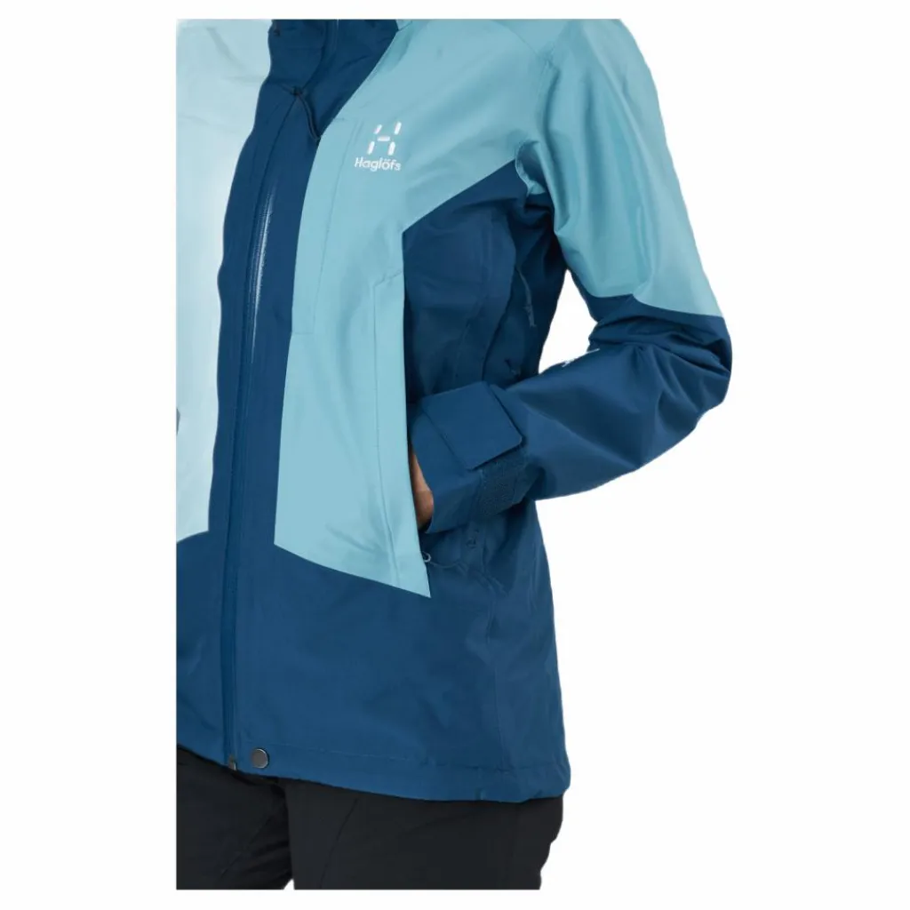 Haglöfs Lumi Jacket Women Dark Ocean/frost Blue* Alpint|Jackor