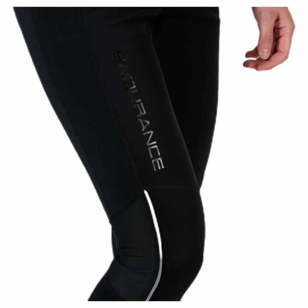 Endurance Mahana Windblock Tights XQL Black* Löpning|Tights