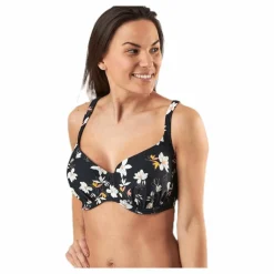 Abecita Malaga Padded Wire Bra Black* Simning|Badkläder
